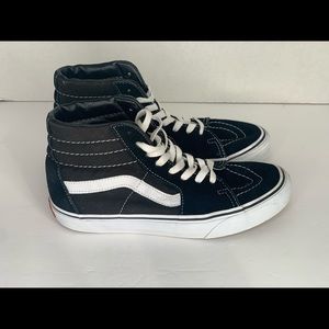 Vans SK8 unisex black skater high top shoe